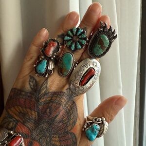 Vintage Native American rings